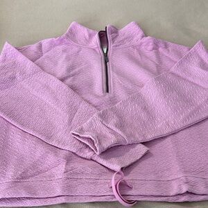 Zella Pink Quarter-Zip Pullover